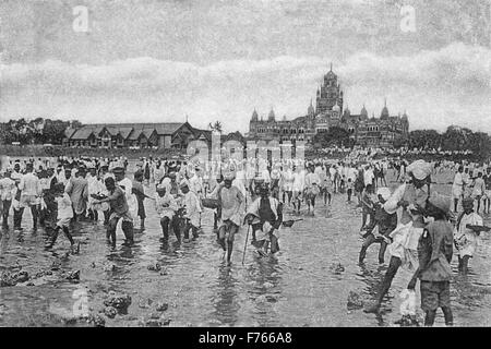 Western Railway office, Mumbai, Maharashtra, India, Asia Foto Stock