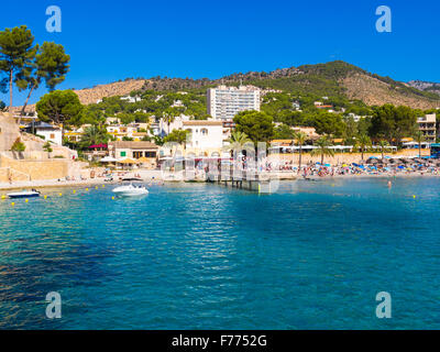 Baia di Peguera, Maiorca, isole Baleari, Spagna Foto Stock