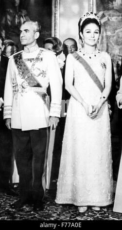 Nozze di Mohammed Reza Pahlavi e Farah Diba,Teheran,iran,1959 Foto Stock