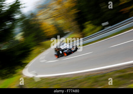 Citroen Racing 2CV - a Hill Climb, Baviera, Germania Foto Stock