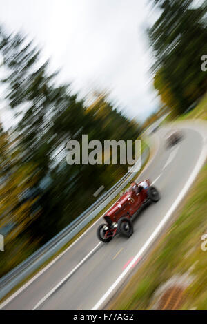 Fiat Auto classica - Hill climb Bad Hindelang, Baviera, Germania Foto Stock