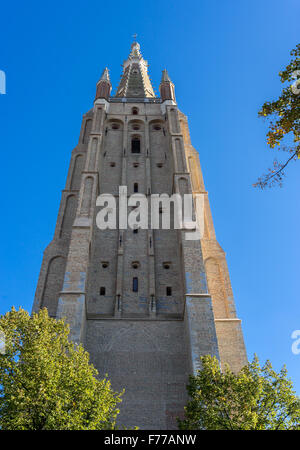 Chiesa di Nostra Signora a Bruges Fiandre Occidentali Belgio Foto Stock