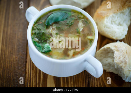 zuppa di cetriolo Foto Stock