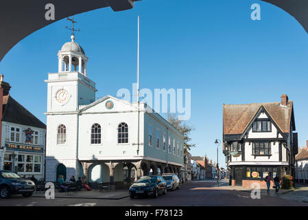 La Guildhall, Market Place, Faversham Kent, England, Regno Unito Foto Stock