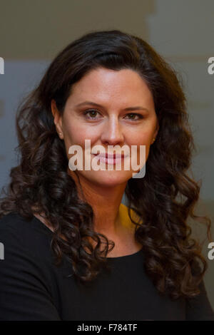 Torino, Italia, 26 novembre 2015. American attrice Jennifer Lafleur conferenza stampa al Torino Film Festival Foto Stock