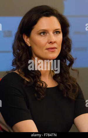 Torino, Italia, 26 novembre 2015. American attrice Jennifer Lafleur conferenza stampa al Torino Film Festival Foto Stock