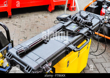 L'Irlanda del Nord. 26 Novembre, 2015. Un SearchCam flessibile della fotocamera utilizzata da squadre di soccorso per la ricerca inaccessibile vuoti in edifici durante le operazioni di soccorso. Credito: Stephen Barnes/Alamy Live News Foto Stock