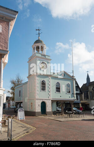 La Guildhall, Market Place, Faversham Kent, England, Regno Unito Foto Stock