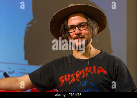 Torino, Italia. 26 Nov, 2015. Film del regista Corin Hardy presenta il suo film 'L'santificate' al Torino Film Festival. Il Torino Film Festival (chiamato anche il Torino Film Festival, TFF) è un festival cinematografico internazionale che si svolge ogni anno a Torino, Italia. Tenuto ogni anno a novembre, è la seconda più grande festival del cinema in Italia, dopo il Festival del Cinema di Venezia. Credito: Marco Destefanis/Pacific Press/Alamy Live News Foto Stock