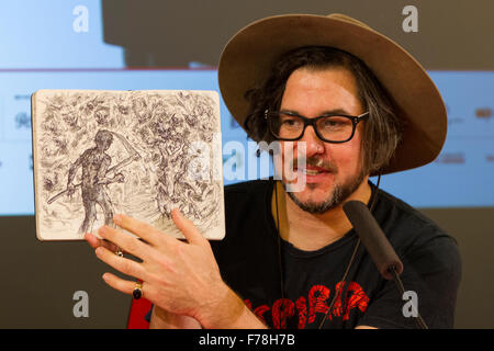 Torino, Italia. 26 Nov, 2015. Film del regista Corin Hardy presenta il suo film 'L'santificate' al Torino Film Festival. Il Torino Film Festival (chiamato anche il Torino Film Festival, TFF) è un festival cinematografico internazionale che si svolge ogni anno a Torino, Italia. Tenuto ogni anno a novembre, è la seconda più grande festival del cinema in Italia, dopo il Festival del Cinema di Venezia. Credito: Marco Destefanis/Pacific Press/Alamy Live News Foto Stock