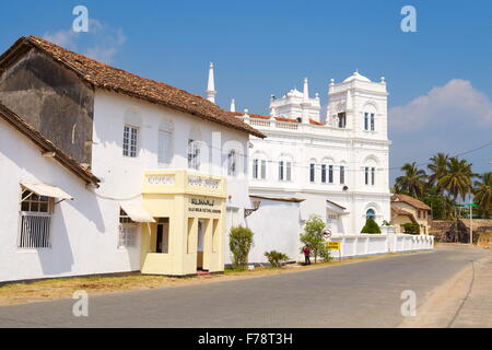 Sri Lanka - Galle, la moschea vicino a Fort, Unesco Foto Stock