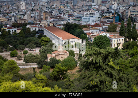 Agora, Atene, Grecia, Mercoledì, 23 settembre 2015. Foto Stock