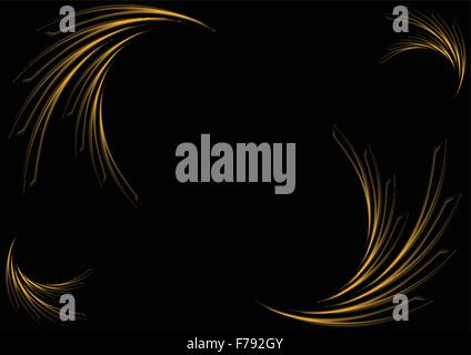 Abstract di colore arancione scuro vettore ondulata pattern design Illustrazione Vettoriale