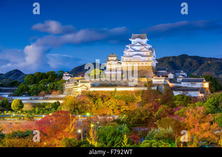 Il castello di Himeji, Giappone. Foto Stock