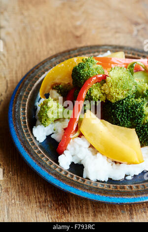 Verdure estive Stir Fry Foto Stock