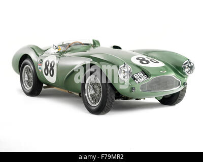 Studio fotografico di Aston Martin DB3s auto sportiva. Sfondo bianco Foto Stock