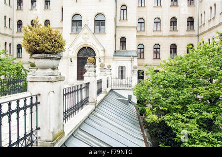 Collegio Teologico in Gyor, Ungheria. Tema architettonico. Il patrimonio culturale. Foto Stock