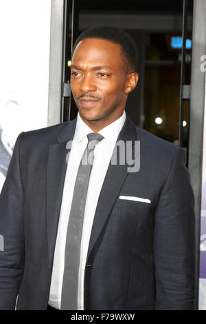 Il nostro marchio è crisi la Premiere con: Anthony Mackie dove: Los Angeles, California, Stati Uniti quando: 27 Ott 2015 Foto Stock