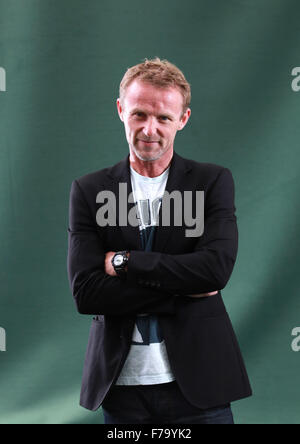 Un ritratto di Jo Nesbo in Charlotte Square Gardens durante la Edinburgh Book Festival. Questa foto è stata presa il 24/8/2011 Foto Stock