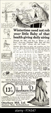 1920s annuncio. Annuncio datato 1923 pubblicità Otterburn Rig per bambino Foto Stock