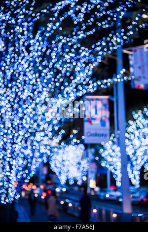 L'illuminazione,Keyakizaka-dori street,Roppongi Hills,Minato-Ku,Tokyo Giappone Foto Stock