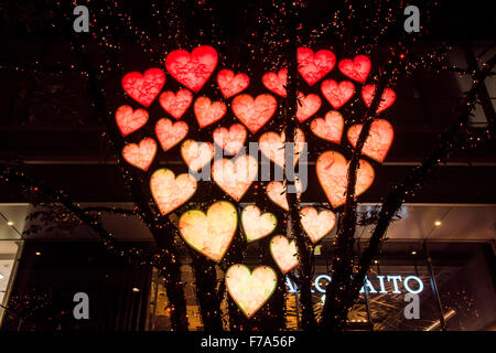 L'illuminazione,Keyakizaka-dori street,Roppongi Hills,Minato-Ku,Tokyo Giappone Foto Stock