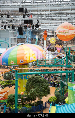 Universo Nickelodian, Mall of America, Minneapolis, Minnesota, Stati Uniti d'America. Foto Stock