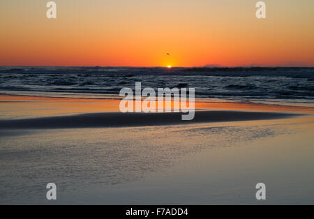 Durante il tramonto a Tierra Del Mar, Oregon, U.S.A. Foto Stock