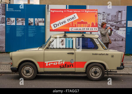 Berlino Trabant Foto Stock