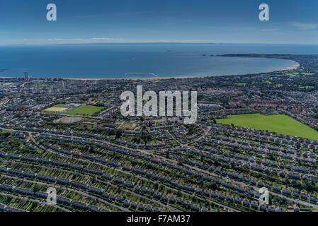 Vedute aeree di Swansea, Wales, Regno Unito Foto Stock