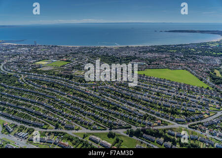 Vedute aeree di Swansea, Wales, Regno Unito Foto Stock