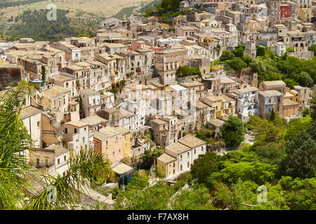 Ragusa Ibla (Città bassa), Sicilia, Italia UNESCO Foto Stock