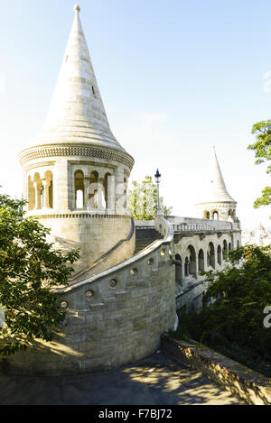 Budapest, Bastione del Pescatore, Ungheria Foto Stock