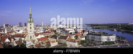 Bratislava, Incoronazione Chiesa, St. Martins cattedrale, Repubblica Slovacca Foto Stock