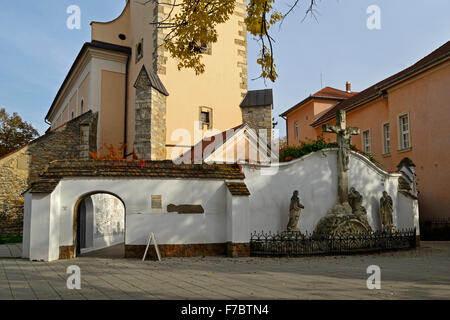 Kecskemet città Ungheria Europa, chiesa francescana di San Nicola Foto Stock