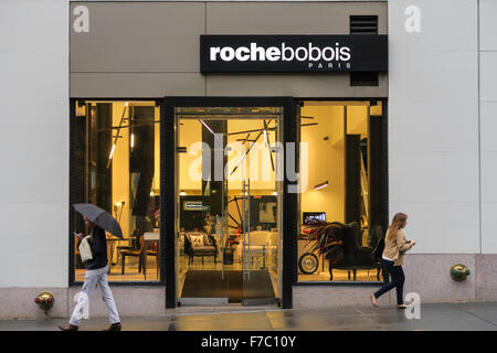 Roche Bobois Furniture Store, NYC Foto Stock