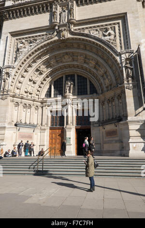 Victoria & Albert Museum di Londra il South Kensington District Foto Stock