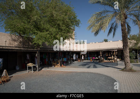 Bur Dubai Souk, Bur Dubai, Dubai Creek di Dubai, Emirati Arabi Uniti Foto Stock