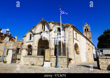 Chiesa di Santa Croce, Pano Lefkara, Troodos, Cipro. Foto Stock