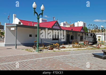 Stazione ferroviaria di Trelew, sito storico, museo. Foto Stock