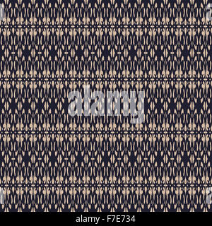 Etnica o vettore orientali seamless pattern o stampa. Sfondo blu texture. Tessuto, design di stoffa, carta da parati, tovaglie, wrapp Foto Stock