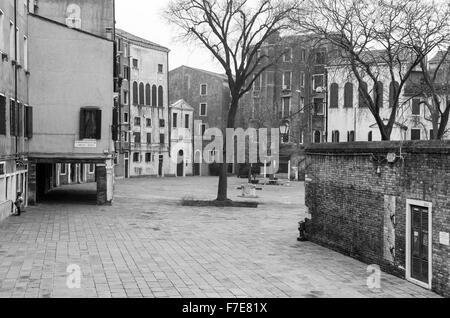 L'Italia, Venezia, il vecchio Ghetto square Foto Stock