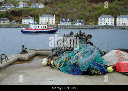 Mallaig Porto sulla costa nord occidentale della Scozia Foto Stock
