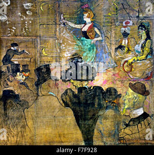 Pannelli per la casa della Goulue alla Foire du Trone fino a Parigi 1895 Henri de Toulouse Lautrec 1864 - 1901 Parigi Francia - Francese Foto Stock