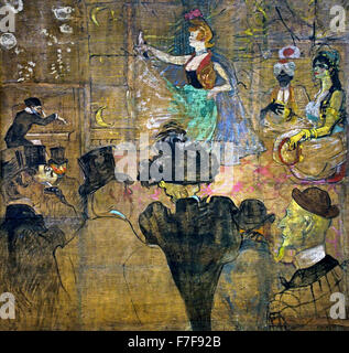 Pannelli per la casa della Goulue alla Foire du Trone fino a Parigi 1895 Henri de Toulouse Lautrec 1864 - 1901 Parigi Francia - Francese Foto Stock