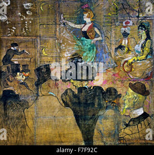 Pannelli per la casa della Goulue alla Foire du Trone fino a Parigi 1895 Henri de Toulouse Lautrec 1864 - 1901 Parigi Francia - Francese Foto Stock