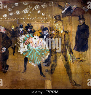Pannelli per la casa della Goulue alla Foire du Trone fino a Parigi 1895 Henri de Toulouse Lautrec 1864 - 1901 Parigi Francia - Francese Foto Stock