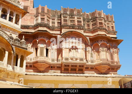 Forte Mehrangarh, Jodhpur, Rajasthan, India Foto Stock