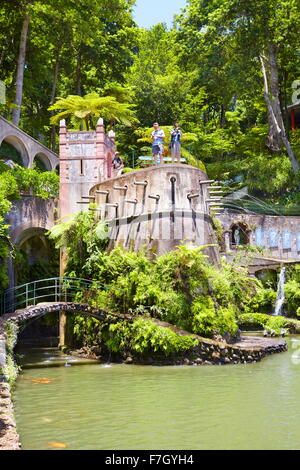 Monte Palace Tropical Garden (giardino Giapponese) - Monte, l'isola di Madeira, Portogallo Foto Stock