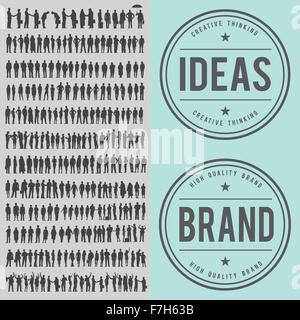 Vettore persone Business Corporate Azienda Concept Illustrazione Vettoriale